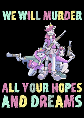 Unicorn Pastel Goth Gang