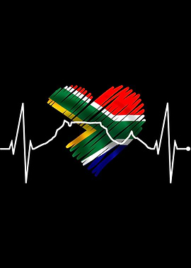 Cape Town Skyline Heart