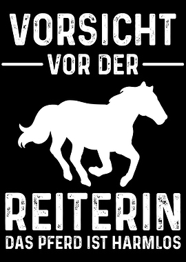 Reiterin Reiten Pferd Pony