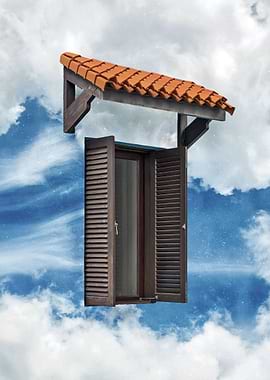 Dreamy surreal clouds