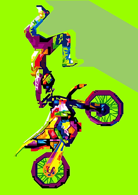 Motocross Freestyle Art 02