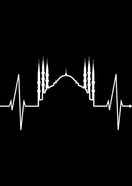 Istanbul Skyline Heartbeat