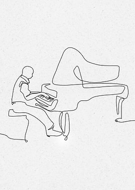 Piano Poster