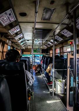 A Bus in Laos