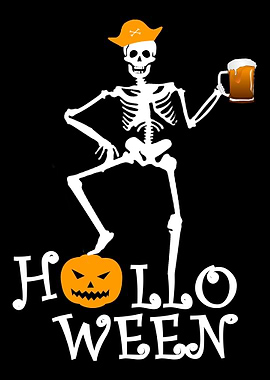 Halloween Skeleton beer