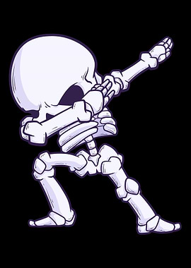 dabbing dab skeleton Hallo