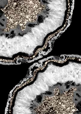 Yin Yang Agate Glitter 13