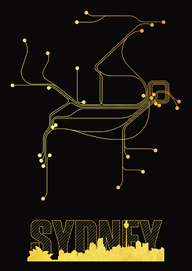 Sydney City Metro Map