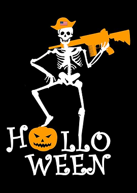 Halloween Skeleton gun
