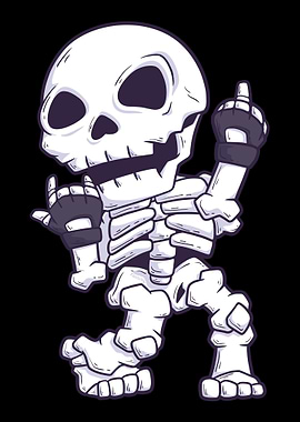 Fuck You Skeleton Hallowee
