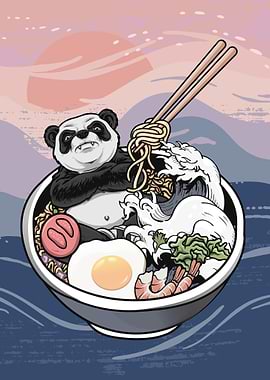 Ramen Panda Japanese Soup