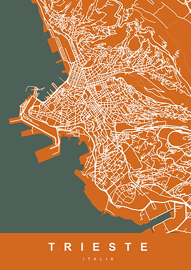 TRIESTE City Map Italy