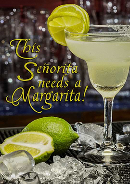 Funny Margarita Poster