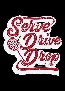 One Badminton Racket