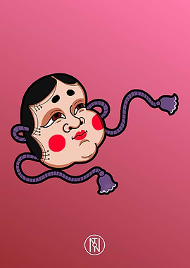 Okame - Japanese Mask