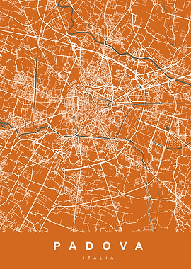 PADOVA City Map Italia