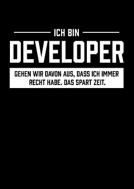 Ich bin Developer