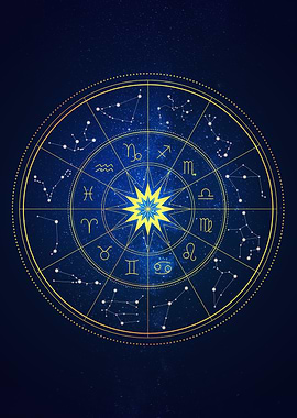 Zodiac Babylonian Wheel