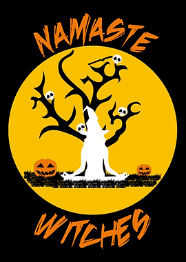 Halloween Witch Namaste