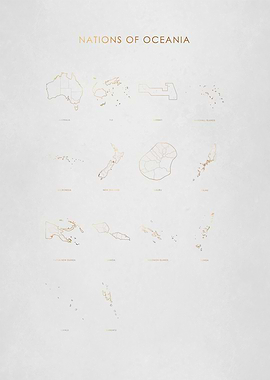 Nations of Oceania Chart