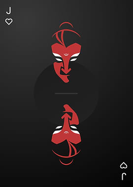 Indian Card Suit JACK