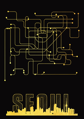Seoul City Metro Map