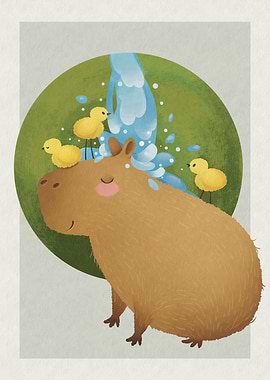 Chill Capybara Bath