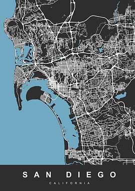 San Diego Map California
