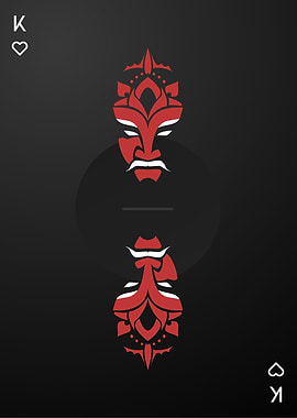 Indian Card Suit KING