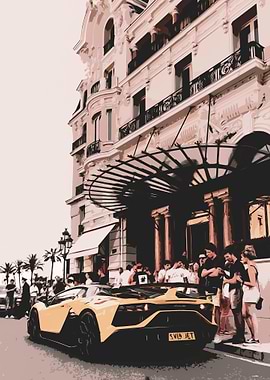 City Streets Lambo Artwork
