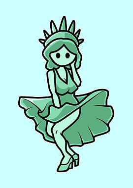 Monroe Statue Of Liberty