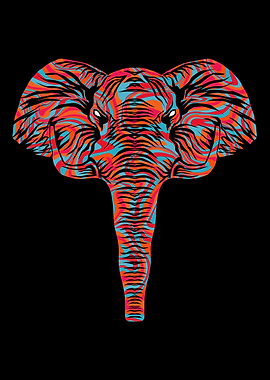 Psychedelic Elefant Spirit