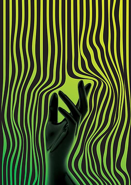 Hand in a flow state