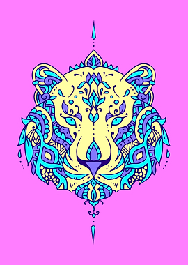 Tiger wild animal vibrant