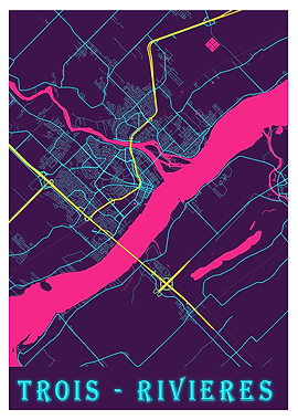 Trois Rivieres Neon City