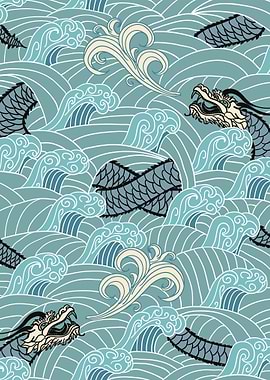 Japanese Dragon Waves