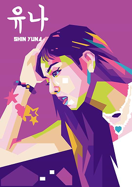 ITZY YUNA POP ART