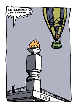 Se escapan los libros