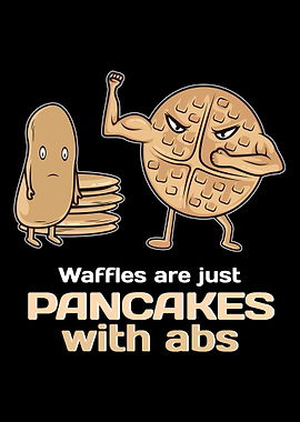 Waffles Pancakes Breakfast