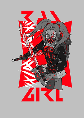 Anime Urban Ninja Girl