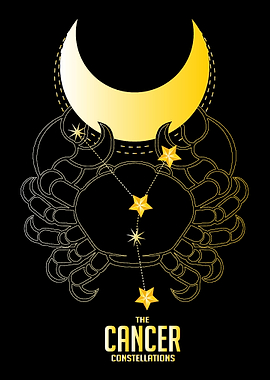 Star Moon Constellations A