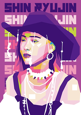 ITZY RYUJIN POP ART