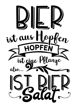 Bier ist Salat