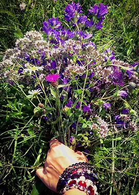 Cottagecore boho bouquet
