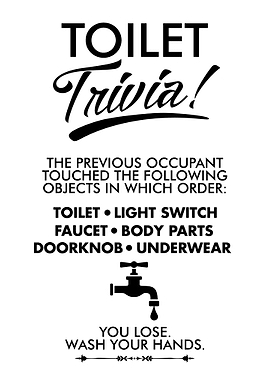 TOILET TRIVIA YOU LOSE