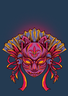 Japanese Kitsune Mask
