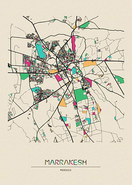 Marrakesh Map
