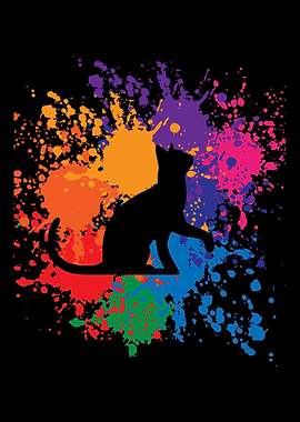 Taste The Rainbow Cat LGBT