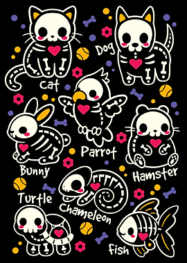 Pet skeletons