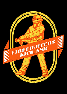 Firefighters Kick Ash